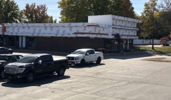 Howdershell During Construction